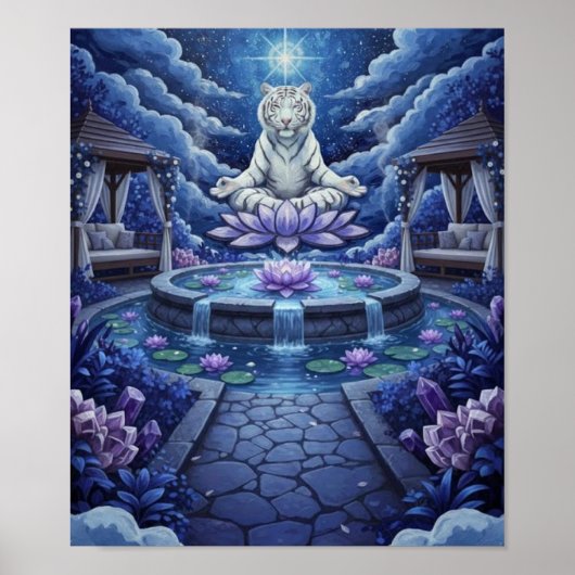 WhiteTigerMeditation Poster (Vorne)