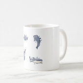 Whitetin Hai � Süße Tier Art Kaffeetasse (VorderseiteRechts)