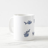 Whitetin Hai � Süße Tier Art Kaffeetasse (Vorderseite Links)