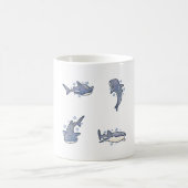 Whitetin Hai � Süße Tier Art Kaffeetasse (Mittel)