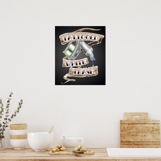WhiteTrash Poster (Küche)
