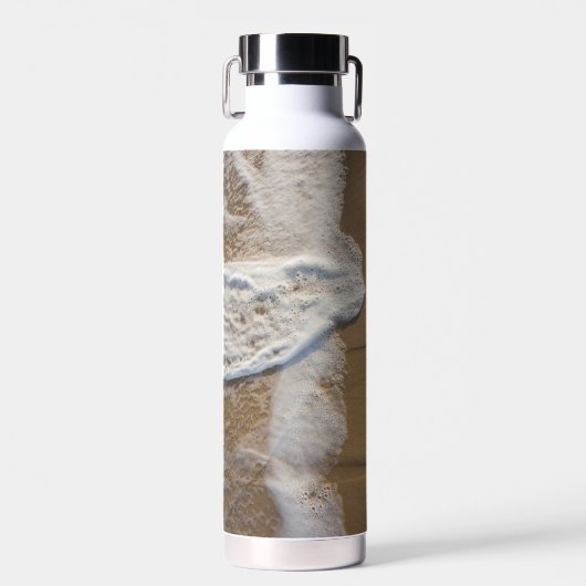 Whitewash am Strand Trinkflasche (Vorne)