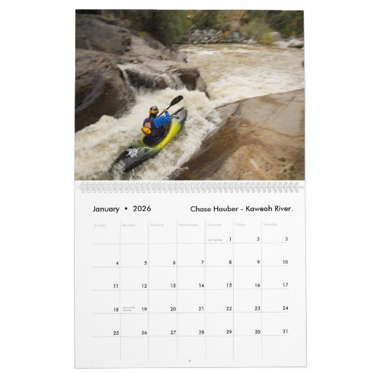 Whitewater 2016 kalender (Jan 2026)