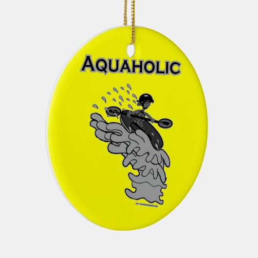 Whitewater Aquaholic Silhouette Shirts & Dingen Keramikornament (Rechts)