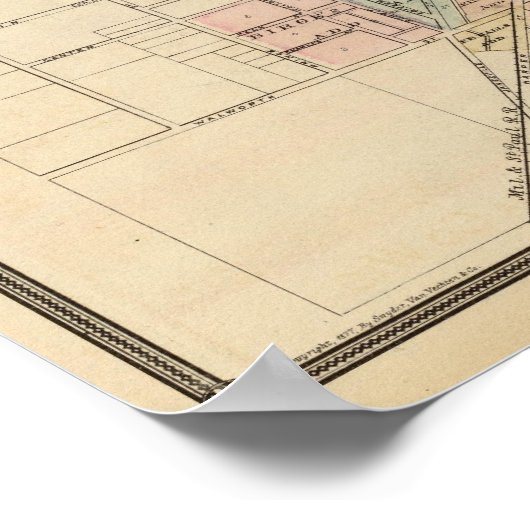 Whitewater, Elkhorn und Genf Poster (Ecke)