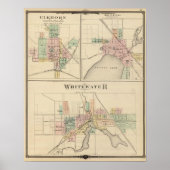 Whitewater, Elkhorn und Genf Poster (Vorne)