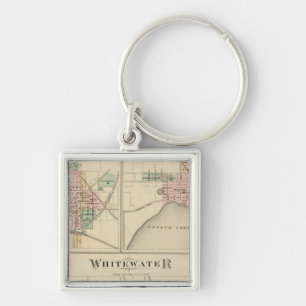 Whitewater, Elkhorn und Genf Schlüsselanhänger