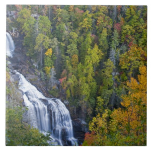 Whitewater Falls im Nantahala National Fliese