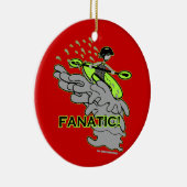Whitewater Fanatic! Keramik Ornament (Rechts)