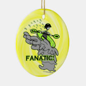 Whitewater Fanatic! Keramik Ornament (Rechts)