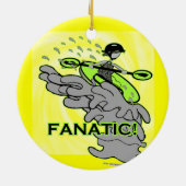 Whitewater Fanatic! Keramik Ornament (Hinten)