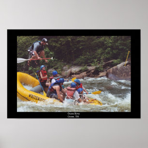 Whitewater-Flößen Poster