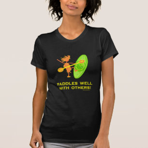 Whitewater-Kajak - Paddel gut mit anderen 2 T-Shirt