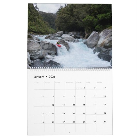 Whitewater-Kalender 2021 Kalender (Jan 2026)