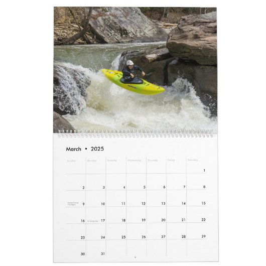 Whitewater-Kalender 2023 Kalender (Mär 2025)