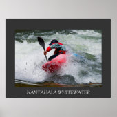 Whitewater Kayak Poster (Vorne)