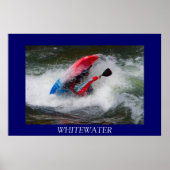 Whitewater Kayak Poster (Vorne)