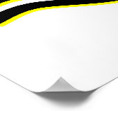 Whitewater Kayak Roll Poster (Ecke)