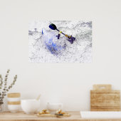 Whitewater Kayaking Poster (Küche)