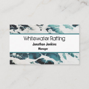 Whitewater Outdoor Sport Custom Business Card Visitenkarte