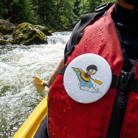 Whitewater Rafting Adventure mit Scared Boy Button