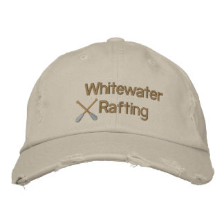Whitewater Rafting bestickter Hut