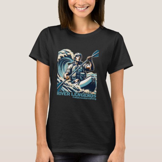 Whitewater Rafting - River Legends T-Shirt (Vorderseite)