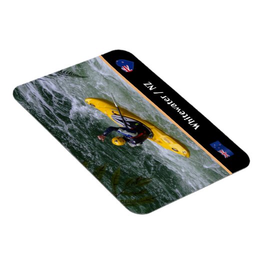 Whitewater, Rapids & River Adrenaline/Neuseeland Magnet (Rechte Seite)