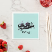 Whitewater River Rafting Design Paper Napkins Serviette (Beispiel)