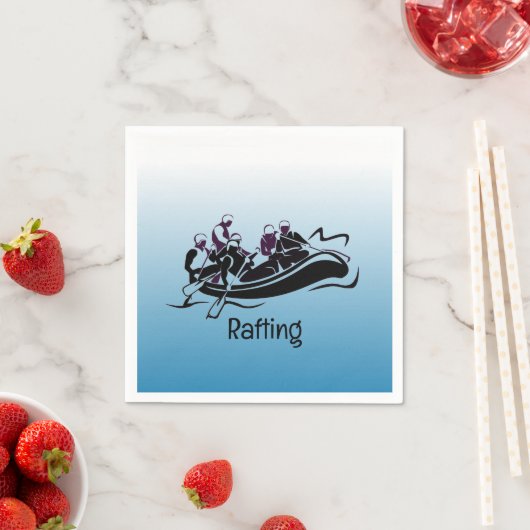 Whitewater River Rafting Design Paper Napkins Serviette (Beispiel)