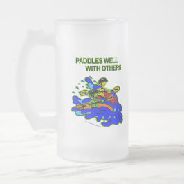 Whitewater schaufelt gut mit anderen mattglas bierglas