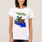 Whitewater schaufelt gut mit anderen T-Shirt (Vorderseite)