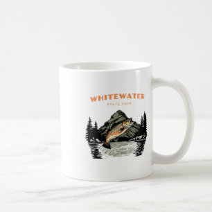 Whitewater State Park Retro Vintage Angeln Kaffeetasse