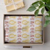 Whitewood and Peace Tissue Seidenpapier (Geschenk)