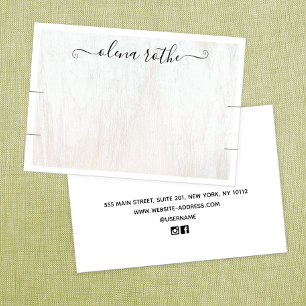 Whitewood Two Bracelet Display Calling Card Telefonnummerkarte