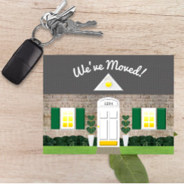 Whitewusch Brick House Factory New Address Ankündigungspostkarte