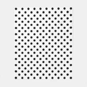 Whitground Polka Dots Design Fleecedecke