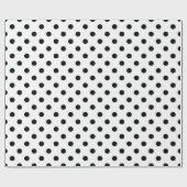 Whitground Polka Dots Design Geschenkpapier (Flach)