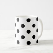 Whitground Polka Dots Design Kaffeetasse (VorderseiteRechts)