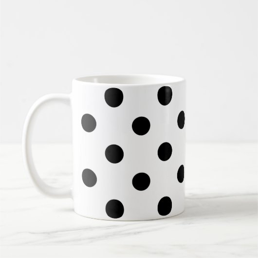 Whitground Polka Dots Design Kaffeetasse (Links)