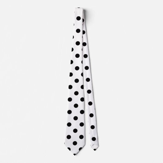 Whitground Polka Dots Design Krawatte (Vorderseite)