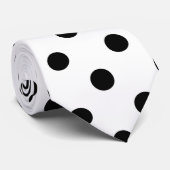 Whitground Polka Dots Design Krawatte (Gerollt)