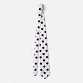 Whitground Polka Dots Design Krawatte (Rückseite)
