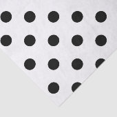 Whitground Polka Dots Design Seidenpapier (Ausschnitt)
