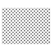 Whitground Polka Dots Design Tischdecke (Vorderseite (Horizontal))