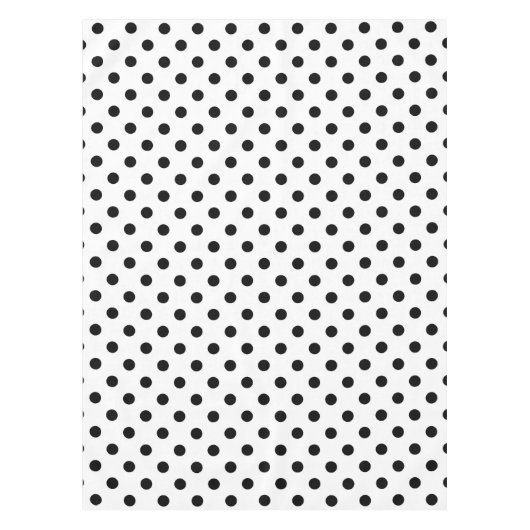 Whitground Polka Dots Design Tischdecke (Vorderseite)