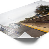 Whitley Bridge Railway Station Fotodruck (Ecke)