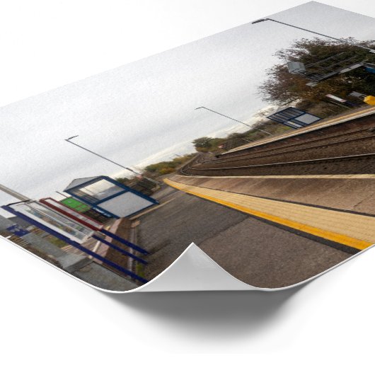 Whitley Bridge Railway Station Poster (Ecke)
