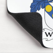 Whitley Familienwappen Mousepad (Ecke)
