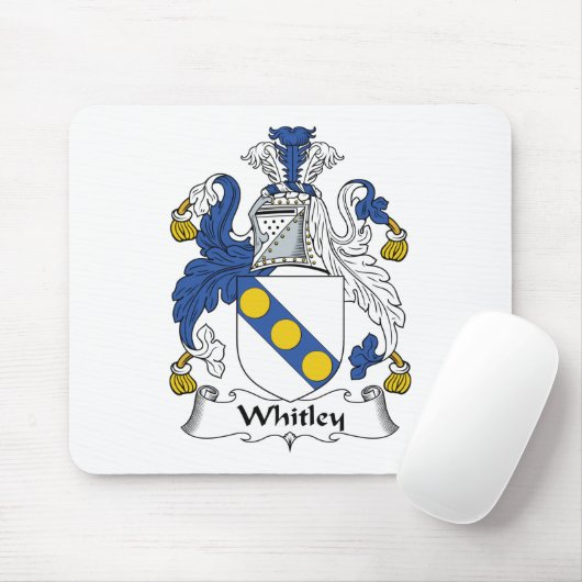 Whitley Familienwappen Mousepad (Mit Mouse)